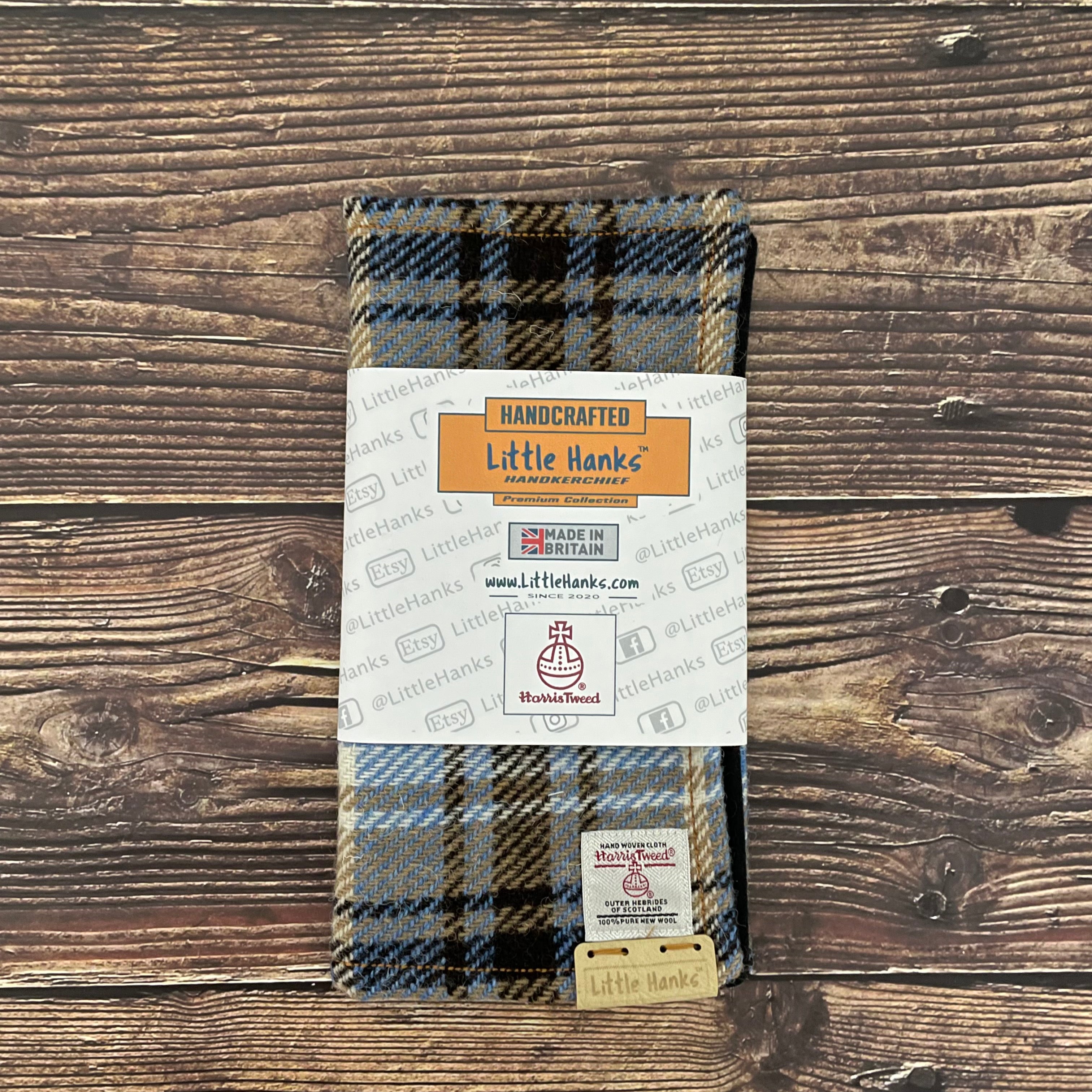 Harris Tweed - Blue Tartan