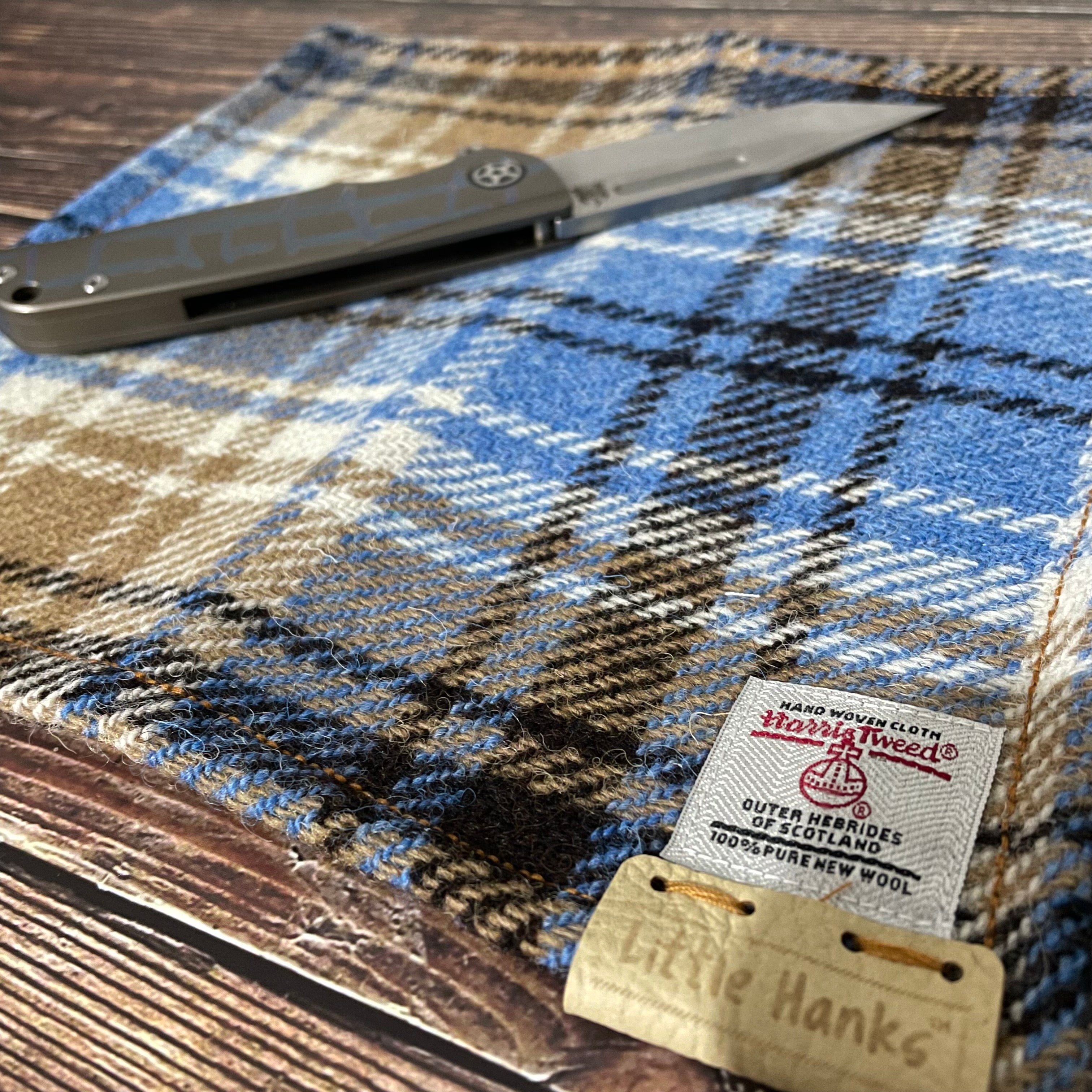 Harris Tweed - Blue Tartan