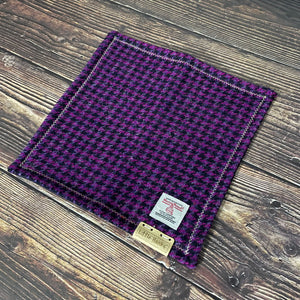 Harris Tweed - Purple Houndstooth