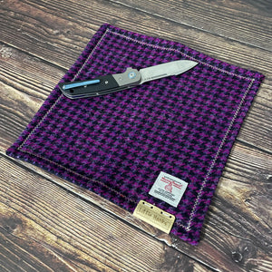 Harris Tweed - Purple Houndstooth